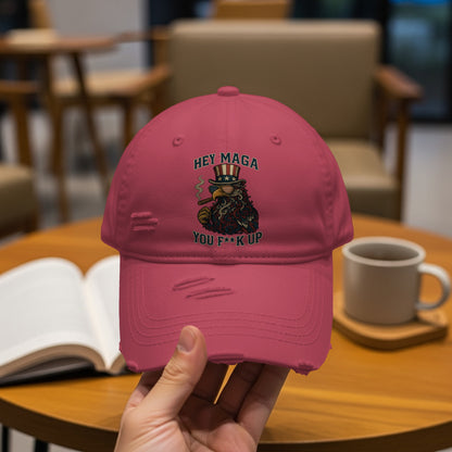 Hey Maga You F**k Up Embroidered Baseball Cap product