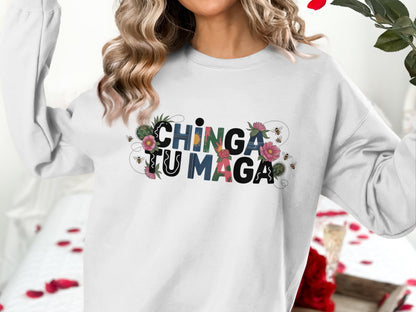 Chinga Tu Maga Graphic Sweatshirt product