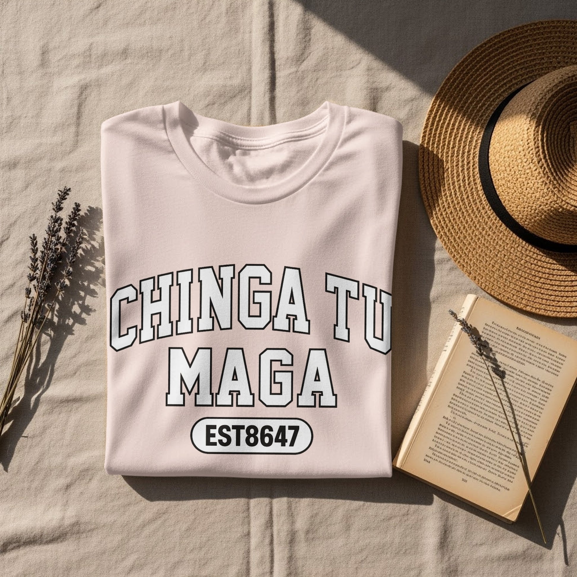 Stylish Chinga Tu Maga EST8647 CasualWear Tee