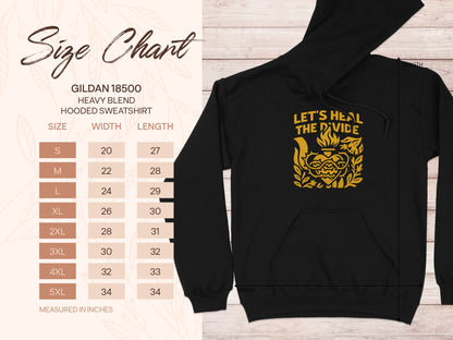 Let's Heal The Divide Hooded Sweatshirt Product