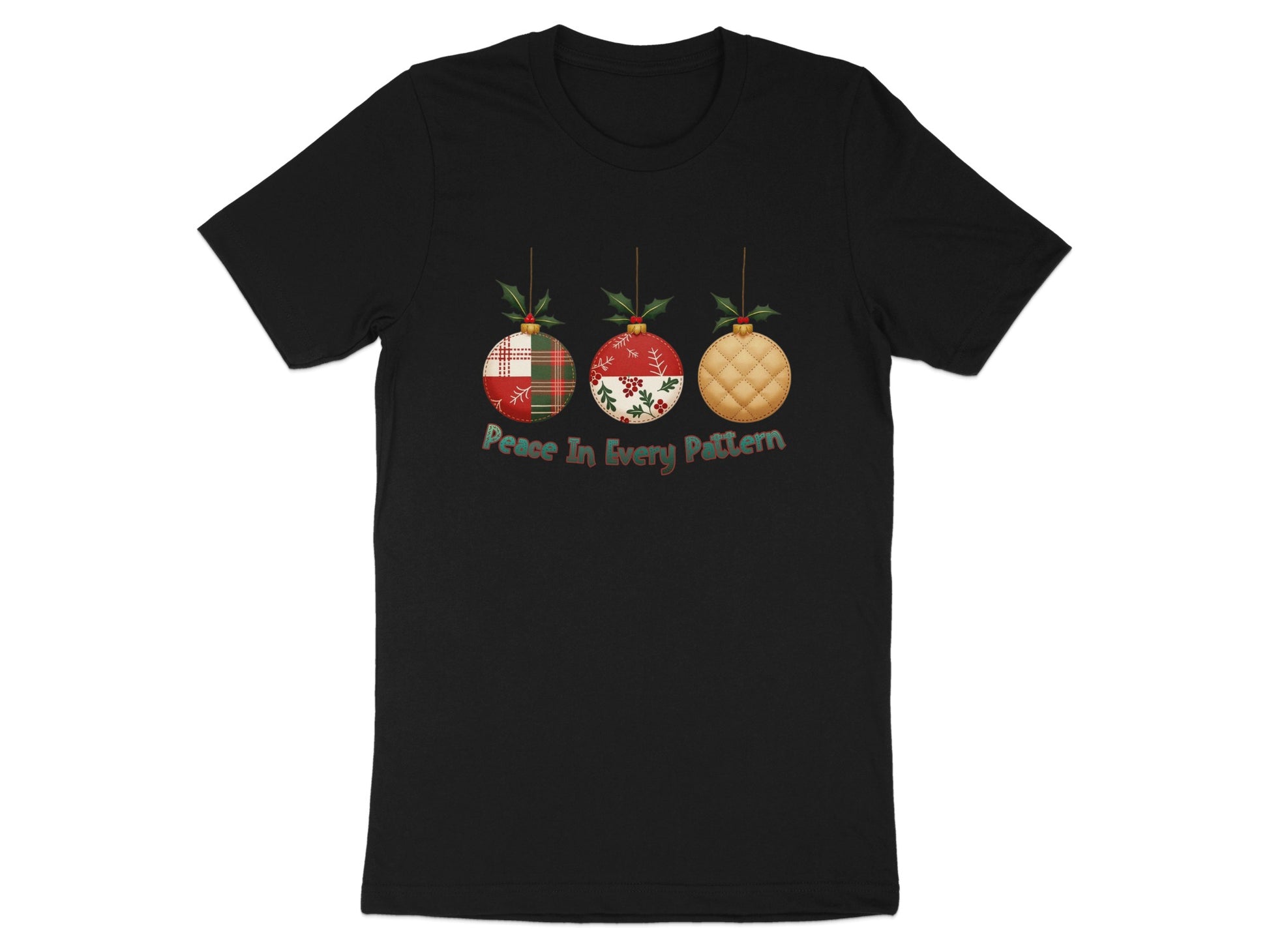 Peace In Every Pattern Christmas T-Shirt