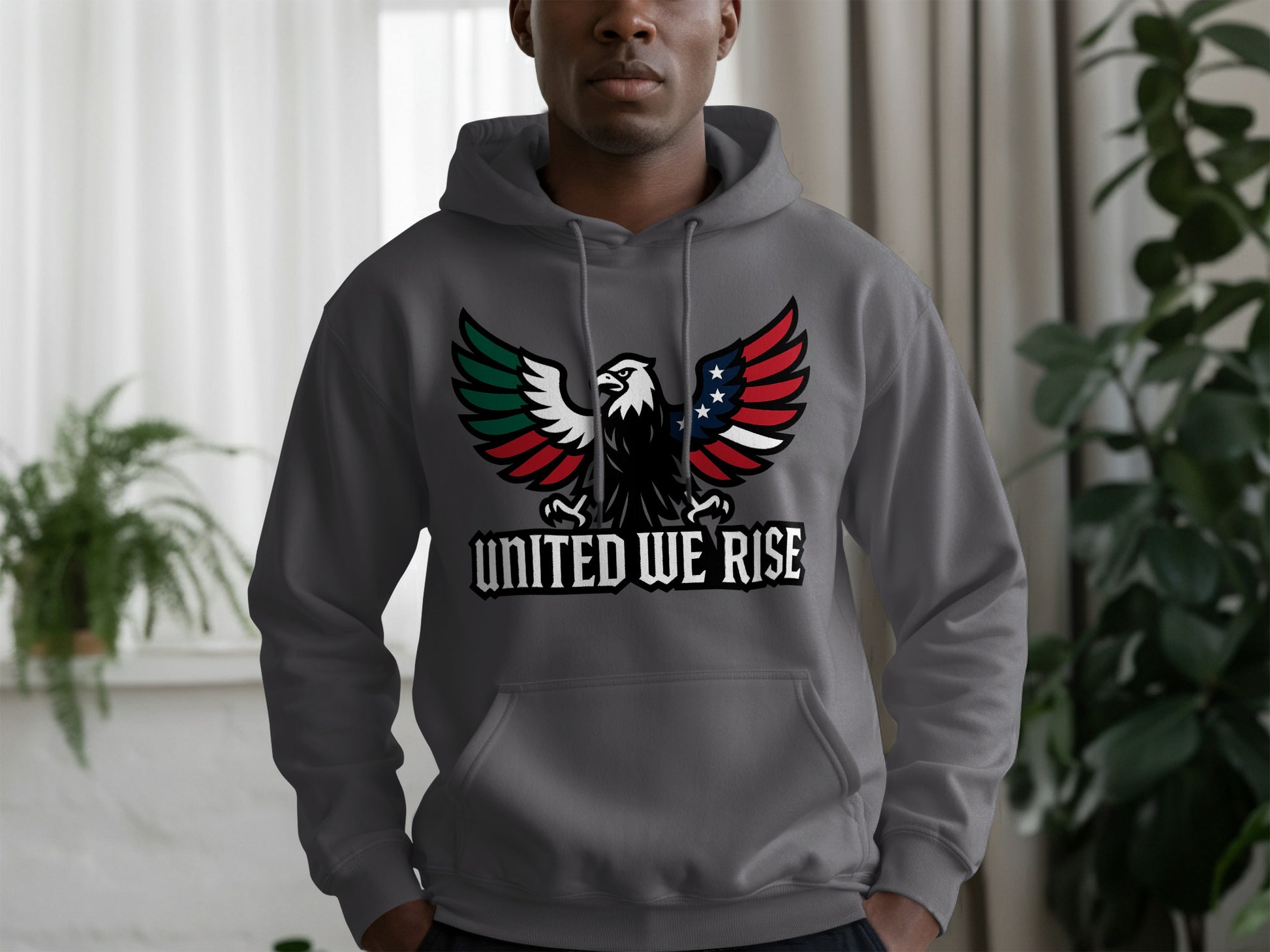 United We Rise Patriotic Eagle Hoodie product