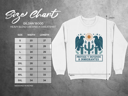 Protege Y Defiende A Inmigrantes Sweatshirt product