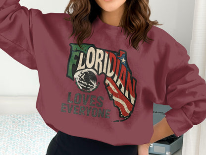 Floridian Loves Everyone Sweatshirt product