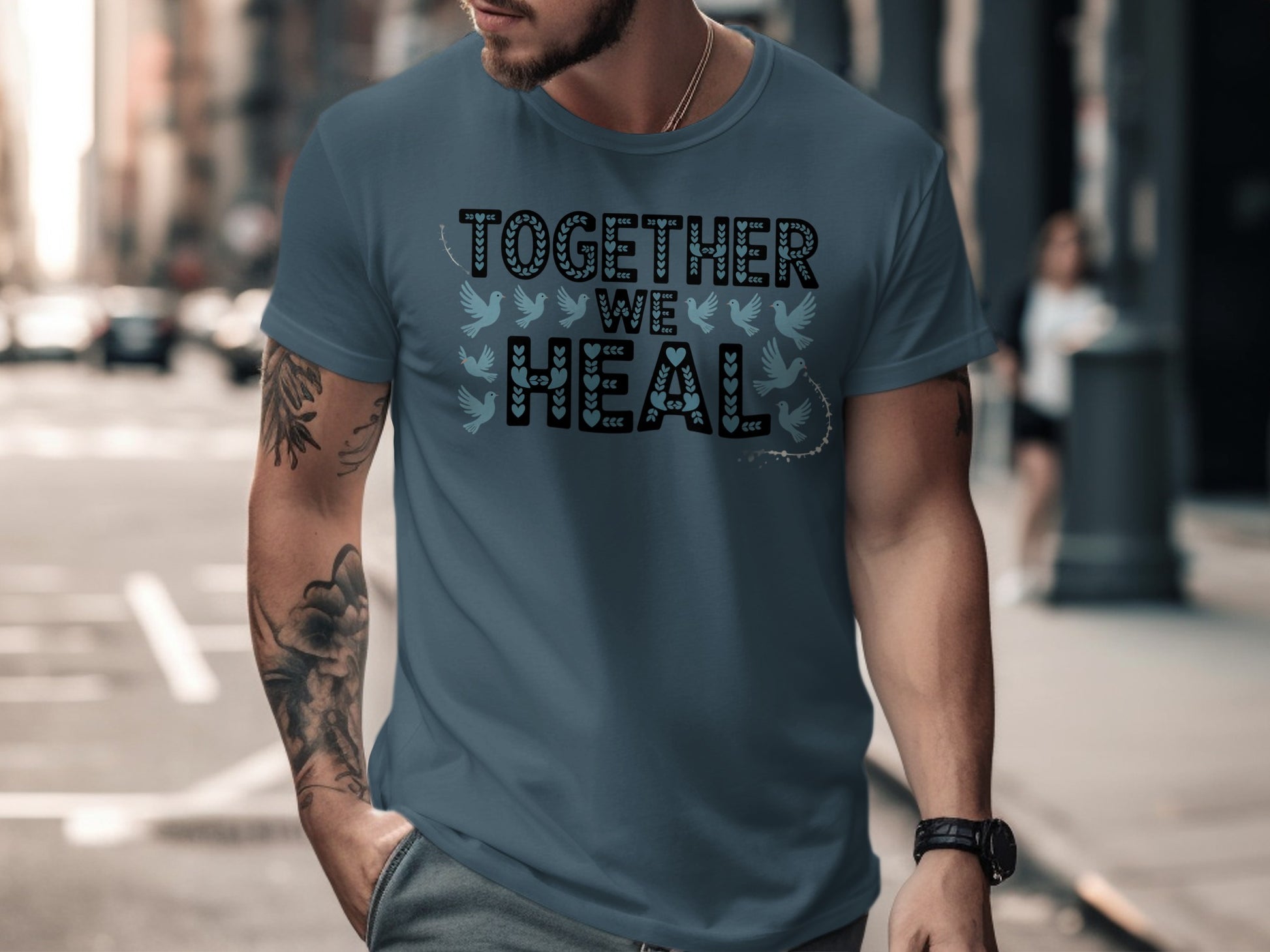 Together We Heal Inspirational T-Shirt