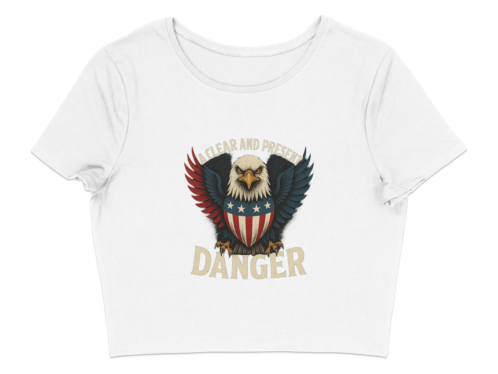 Clear And Present Danger Eagle Crop Top product