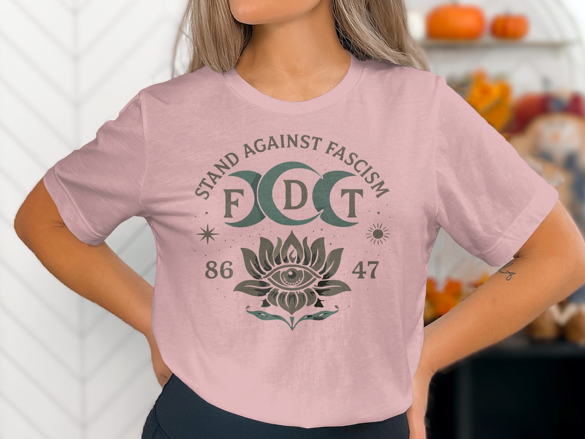 Stand Against Fascism FDCT Graphic T-Shirt