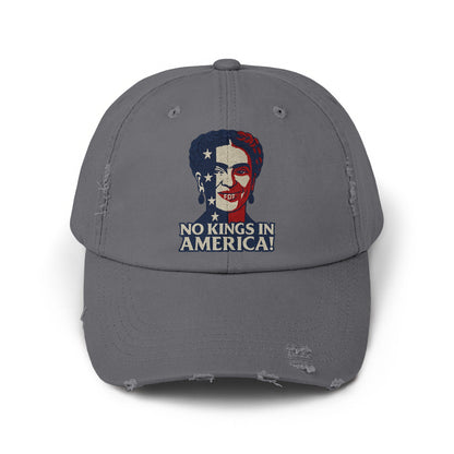 No Kings In America Graphic Distressed Hat product