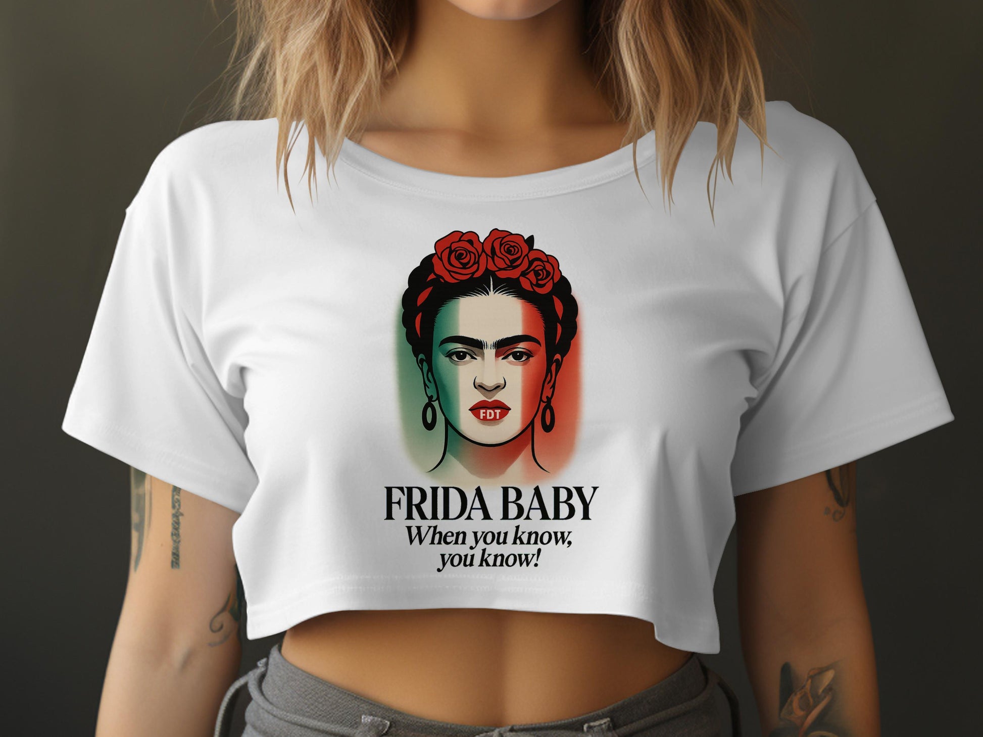 Frida Baby When You Know You Know Crop Top product type