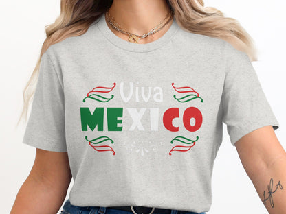 Viva Mexico Festive Design on Trendy Shirt product
