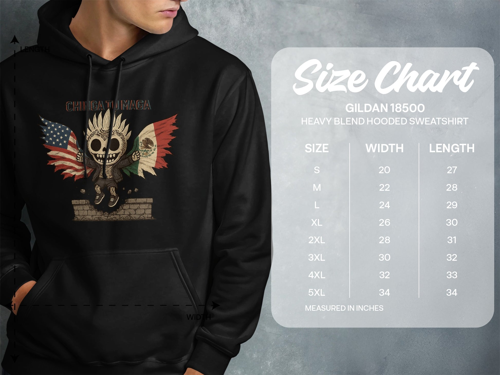 Cheer America Design Black Hooded Sweatshirt product type