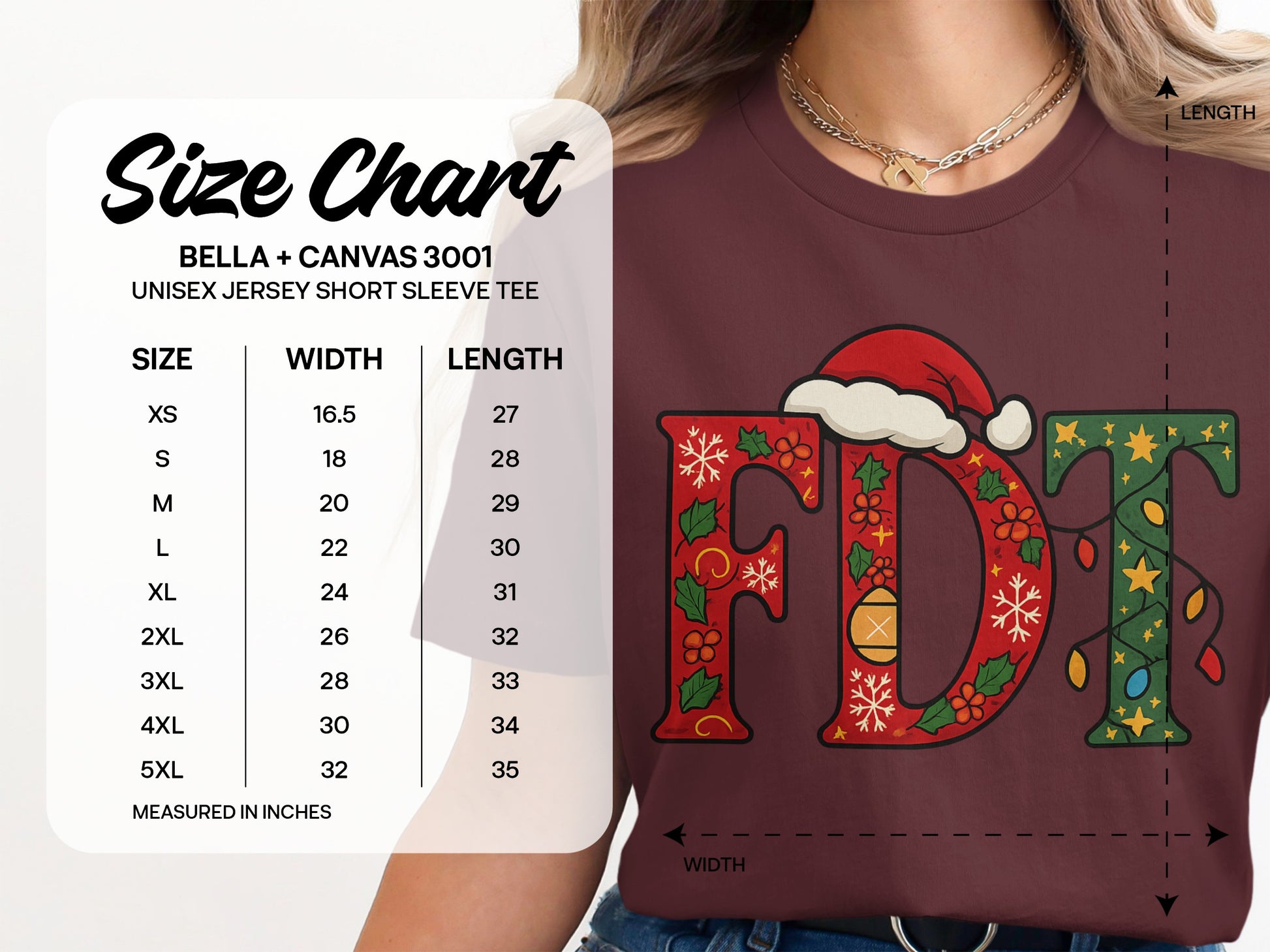 Festive FDT Graphic Tee Perfect for Holiday Cheer