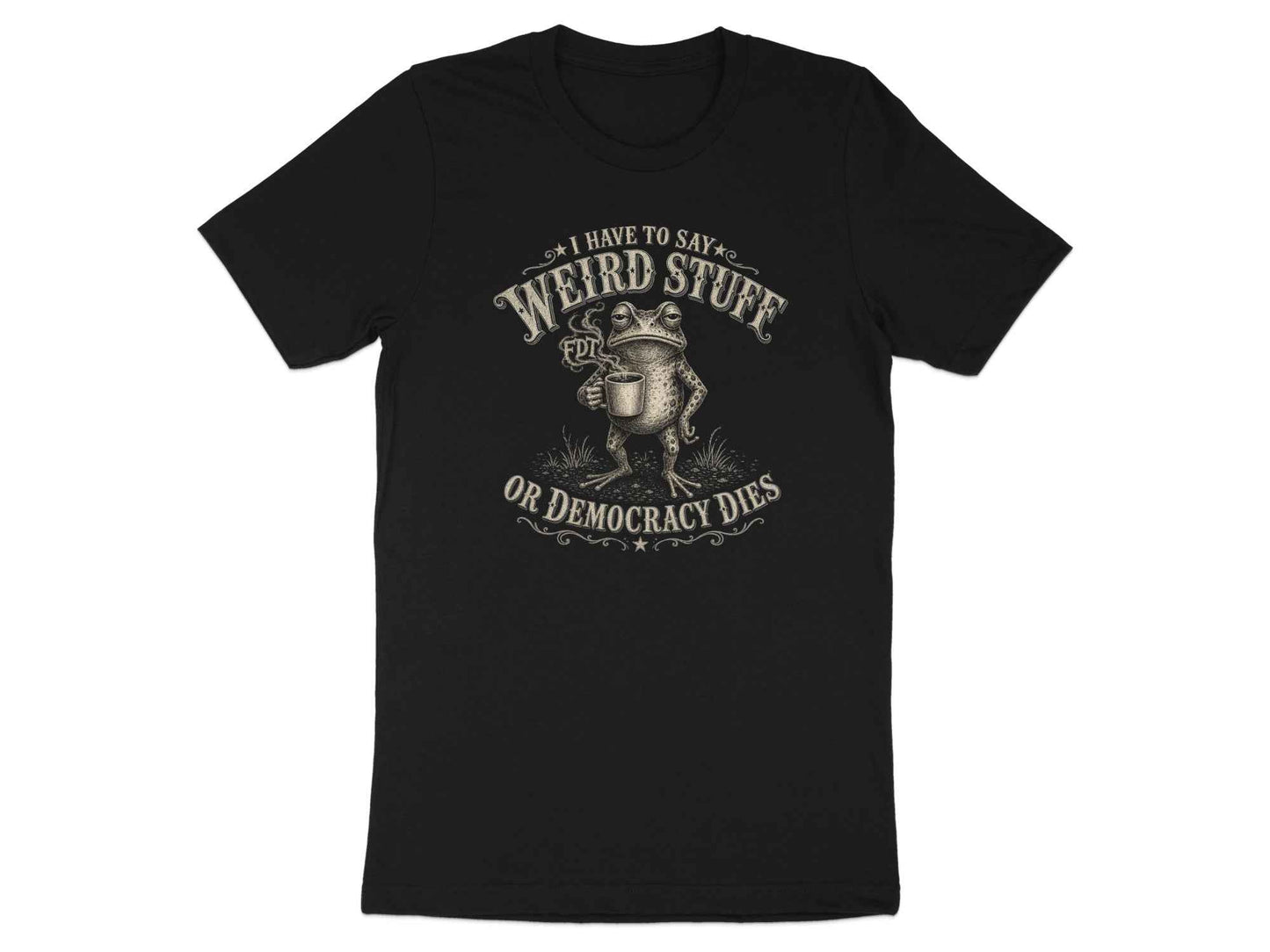 The 'Democracy Dies' Philosopher Toad T-Shirt