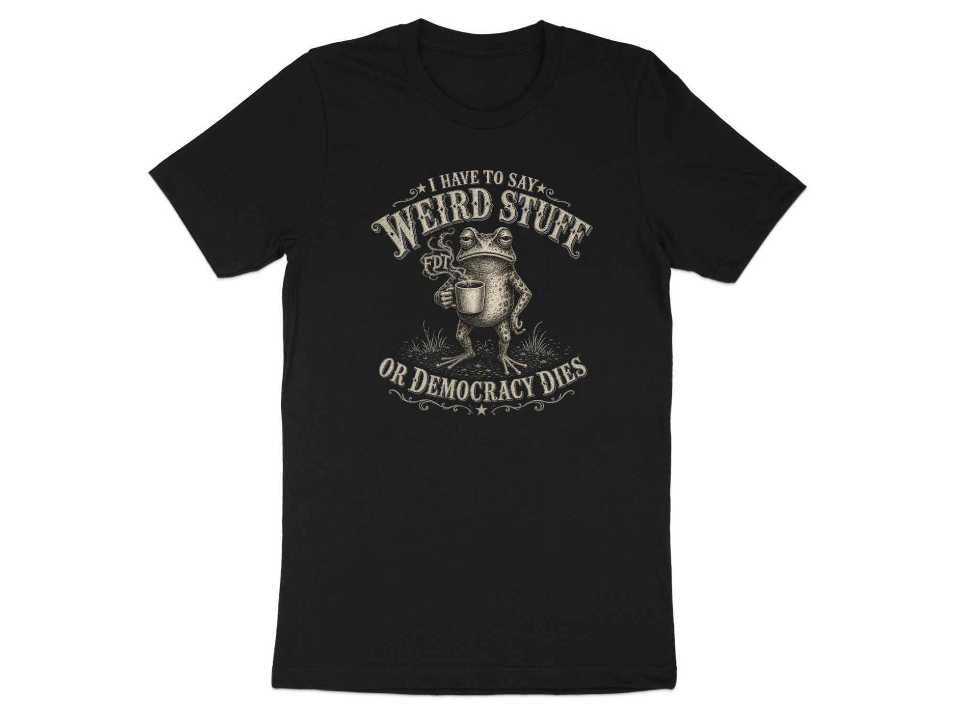 The 'Democracy Dies' Philosopher Toad T-Shirt