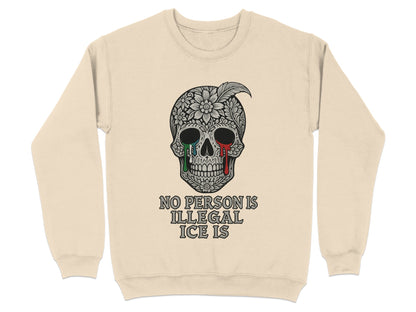 No Person Is Illegal ICE Is Sweatshirt Product