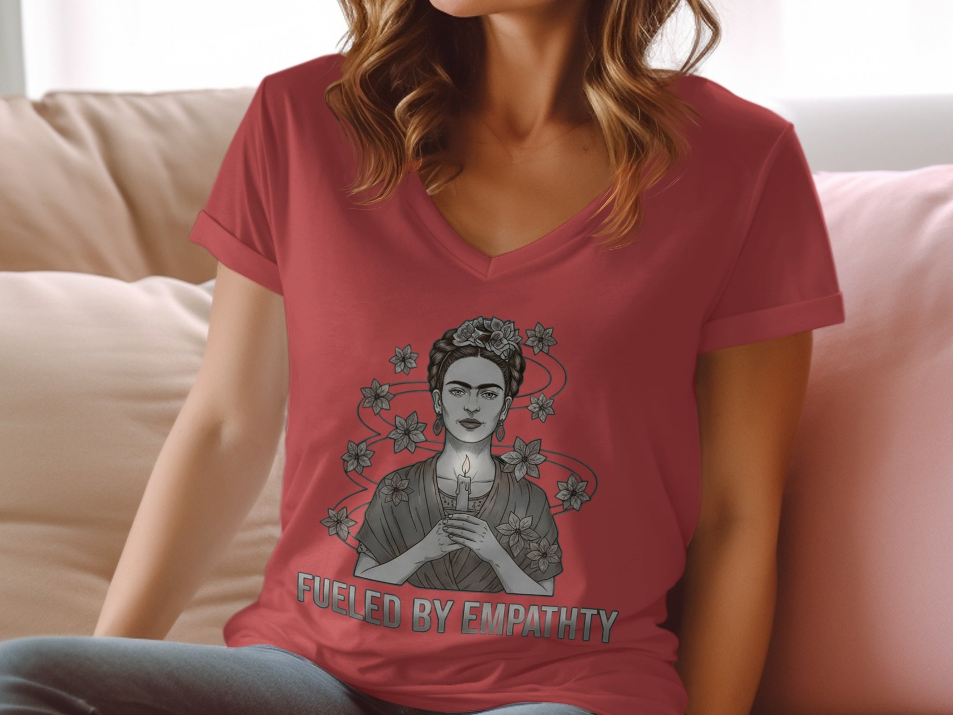 Fueled by Empathy Graphic Art Comfortable T-Shirt