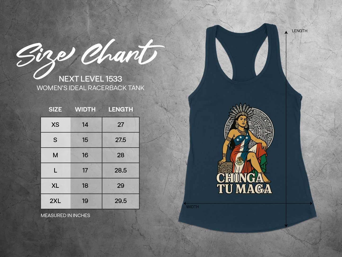 Chunga Tu Maga Women's Ideal Racerback Tank