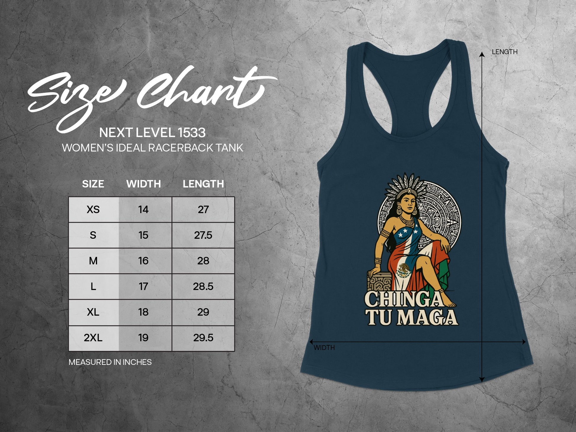 Chunga Tu Maga Women's Ideal Racerback Tank