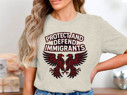 Protect And Defend Immigrants Printed T-Shirt Product
