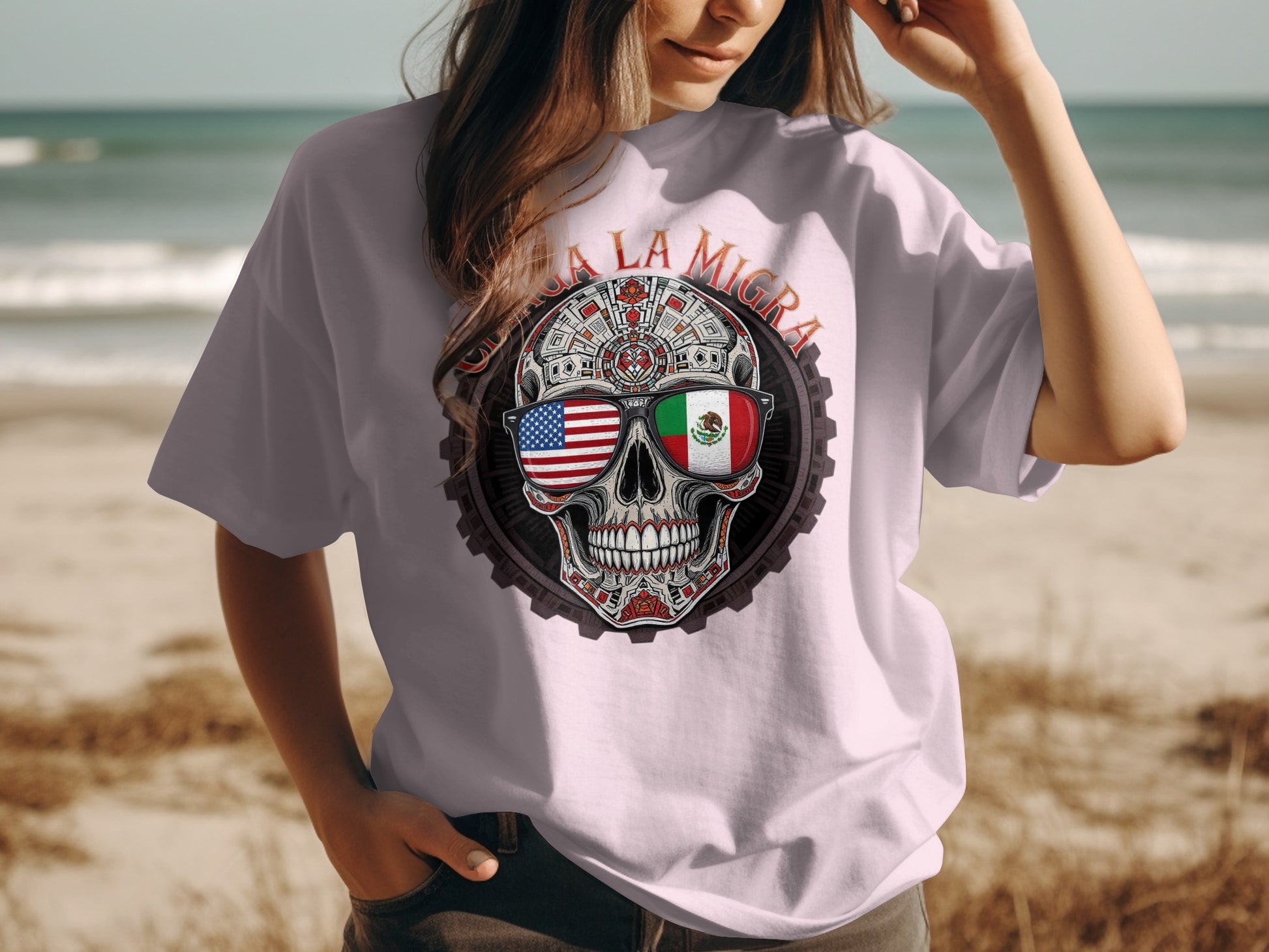 Support Dreamers Skull Graphic T-Shirt product