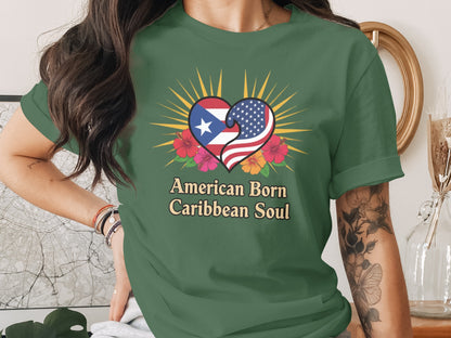 American Born Caribbean Soul Graphic Tee