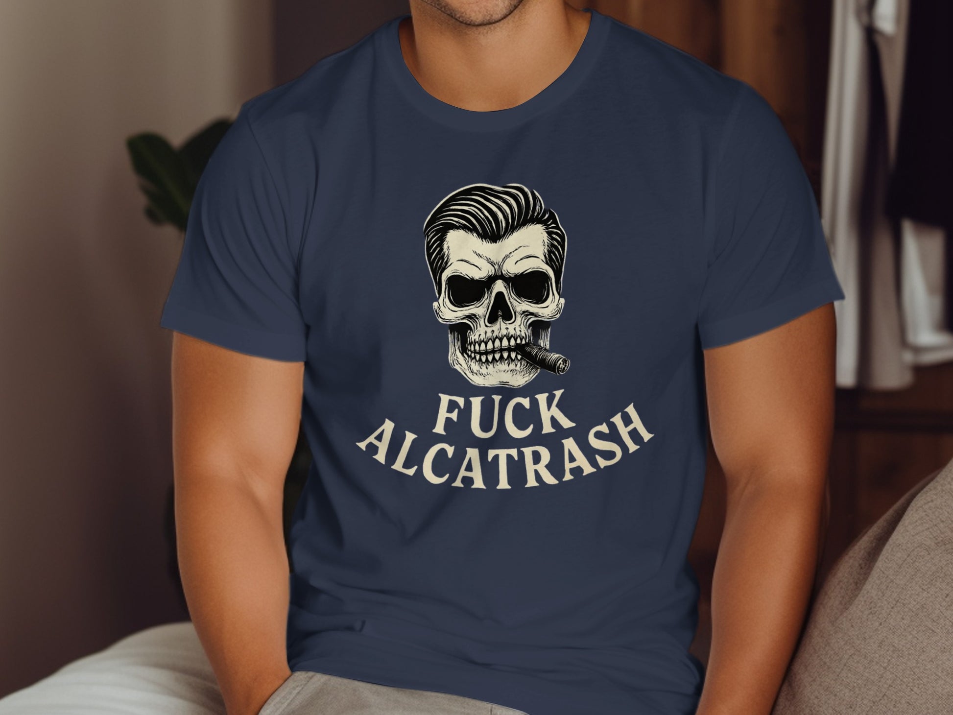 Fuck Alcatrash Skull Graphic T-shirt product type