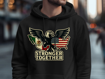 Stronger Together Eagle Design Hoodie product type