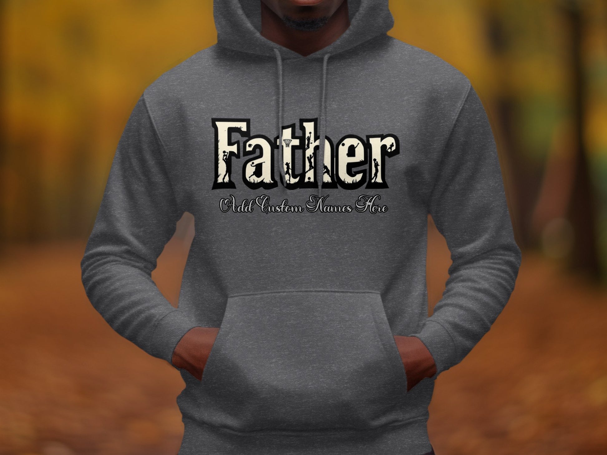 Father Add Custom Names Here Hoodie product type