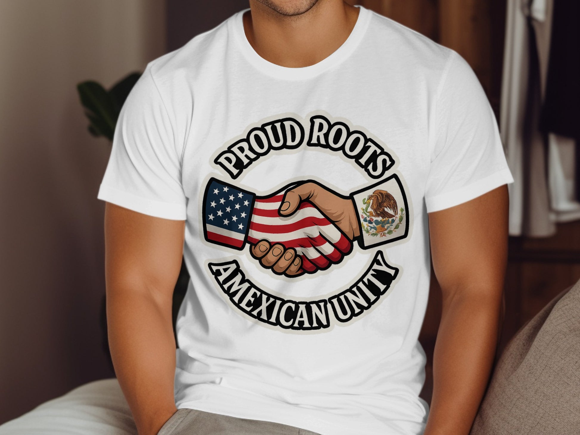 Proud Roots and A Mexican Unity Graphic T-Shirt Product
