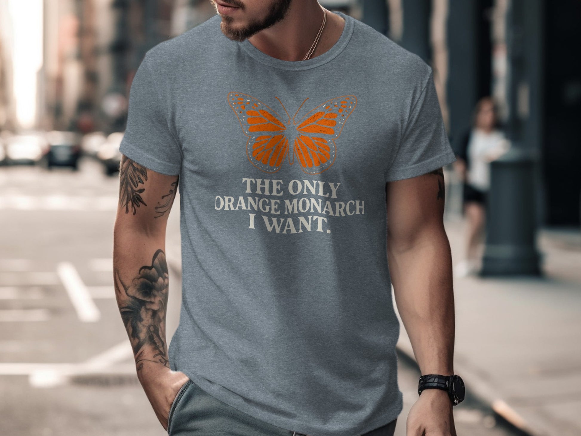 The Only Orange Monarch I Want Shirt for Casual Outings