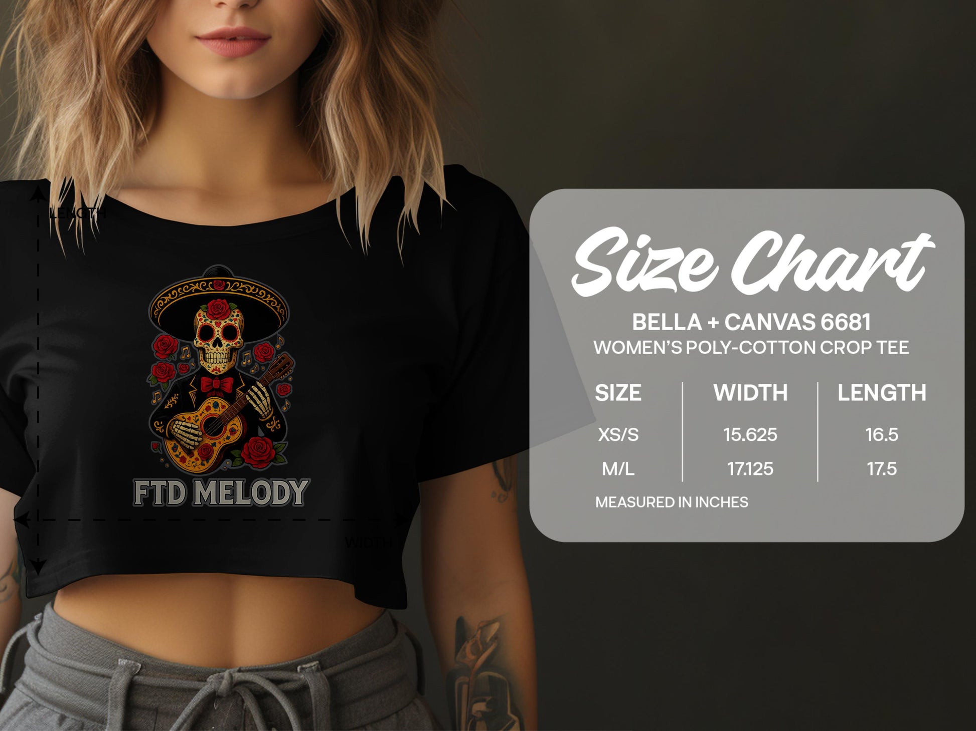 FTD Melody Women's Poly Cotton Crop Tee product