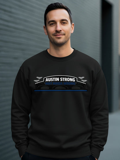 Austin Strong Not Maga Wrong Graphic Sweatshirt