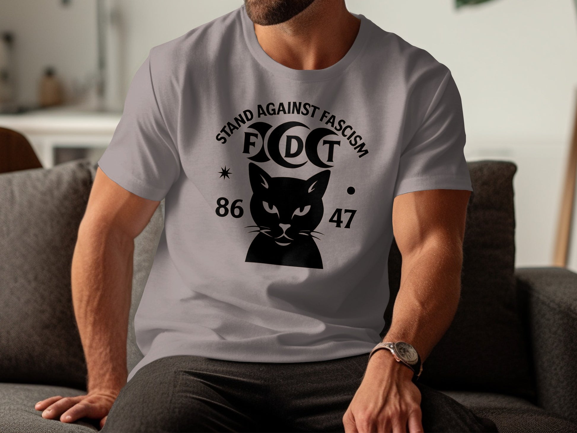 Stand Against Fascism FDCT 86 47 T-shirt