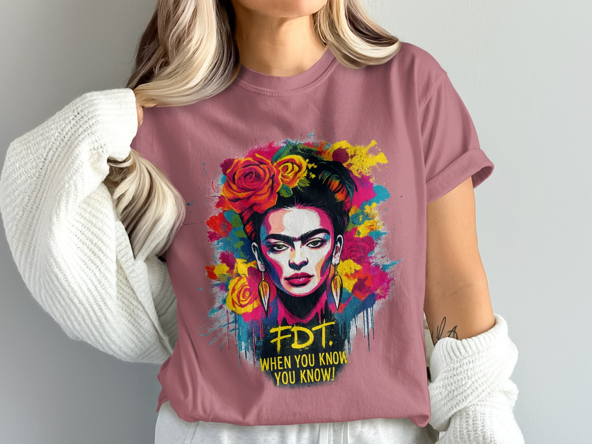 Colorful Artistic Portrait Design T-shirt product