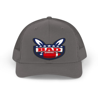 Patriotic BAD American Football Mesh Hat