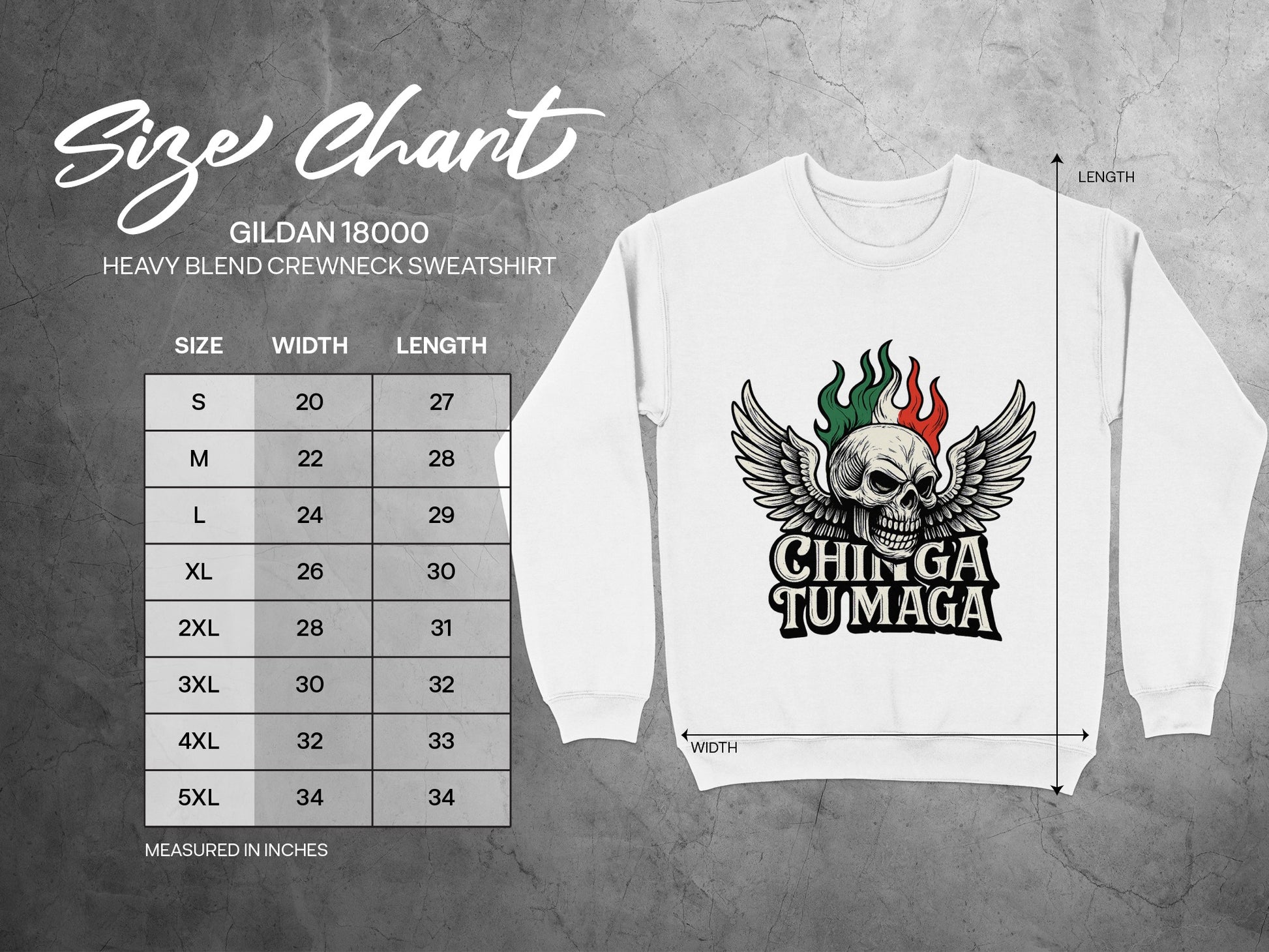 Skull and Flames Graphic Print Crewneck Sweatshirt