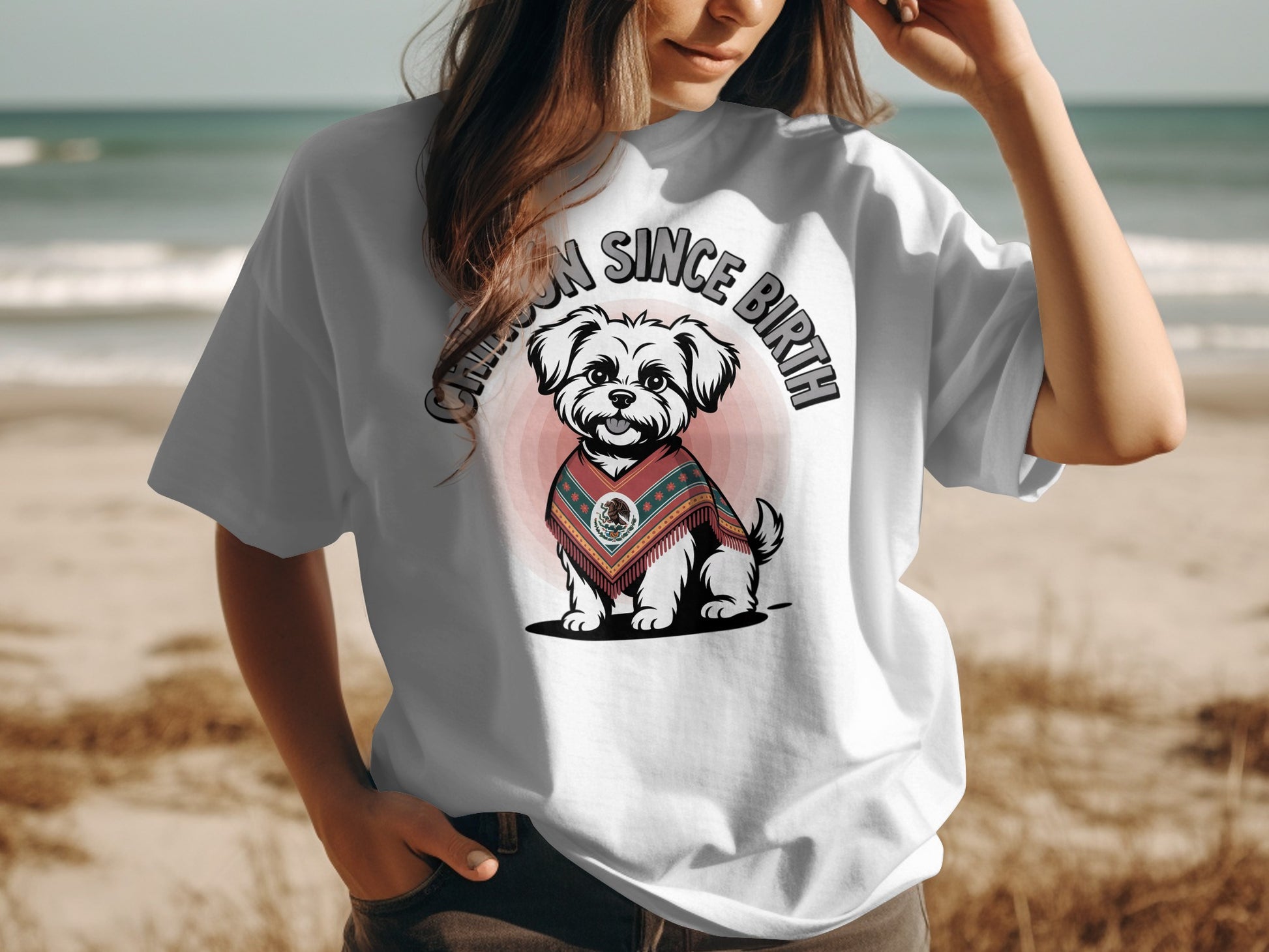 Cute Cuban Dog Graphic Casual Wear T-shirt product type