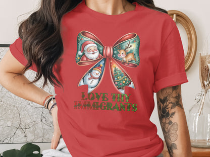 Love Thy Immigrants Creative Statement Shirt