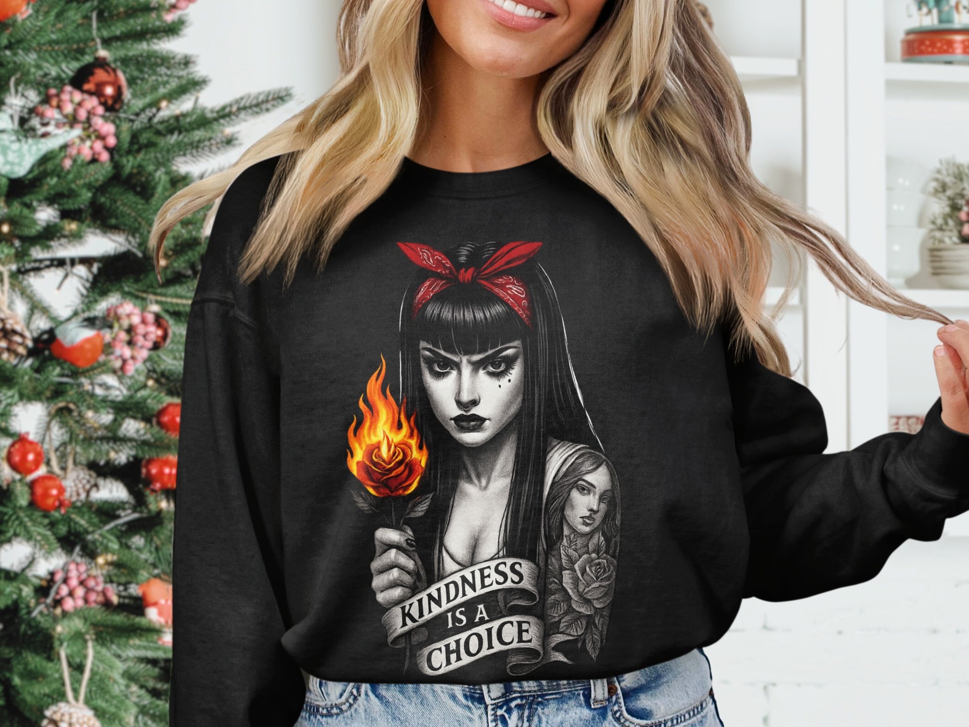 Kindness Is A Choice Graphic Sweatshirt product type