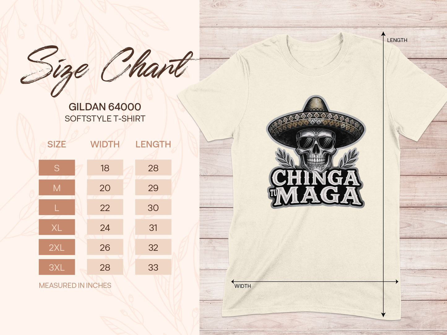 Chinga Tu Maga Graphic Skull T-Shirt product