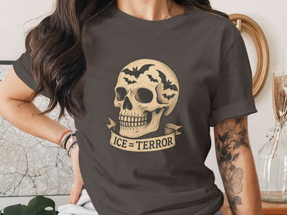 Ice=Terror Skull Graphic Statement T-shirt product