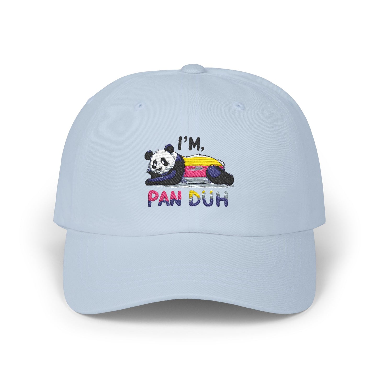 Panda Cap with Cute Quote, Perfect Gift Hat for Casual Outings, Unique Accessory, Trendy Cap