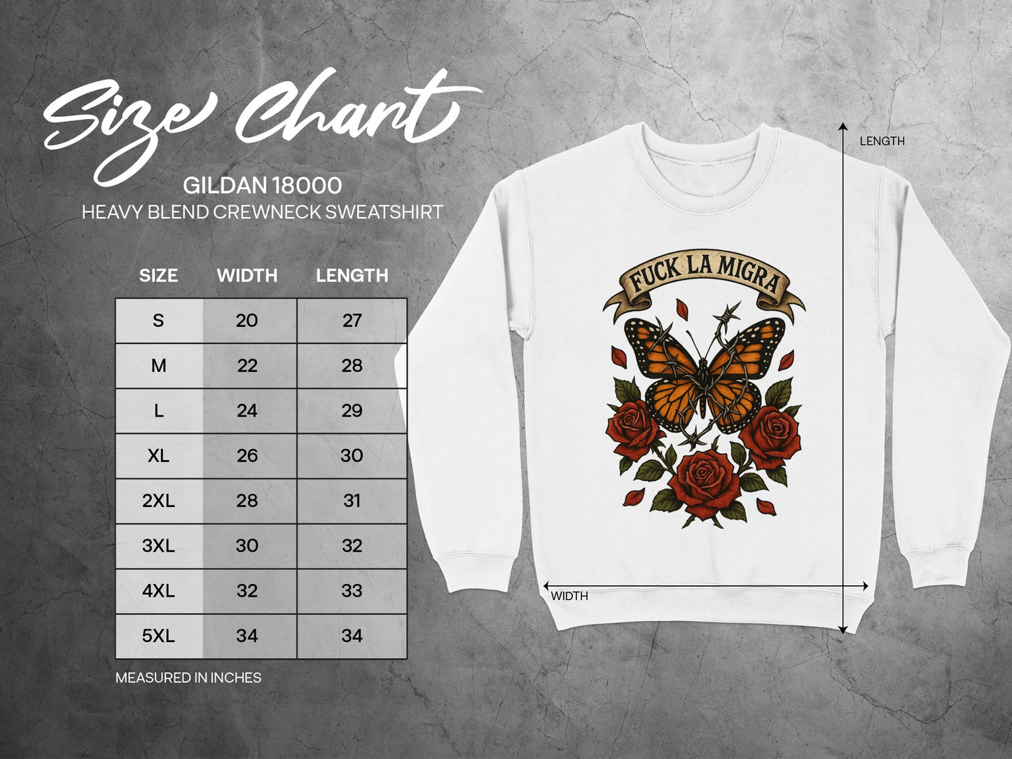 Butterfly Roses Graphic Design Sweatshirt product