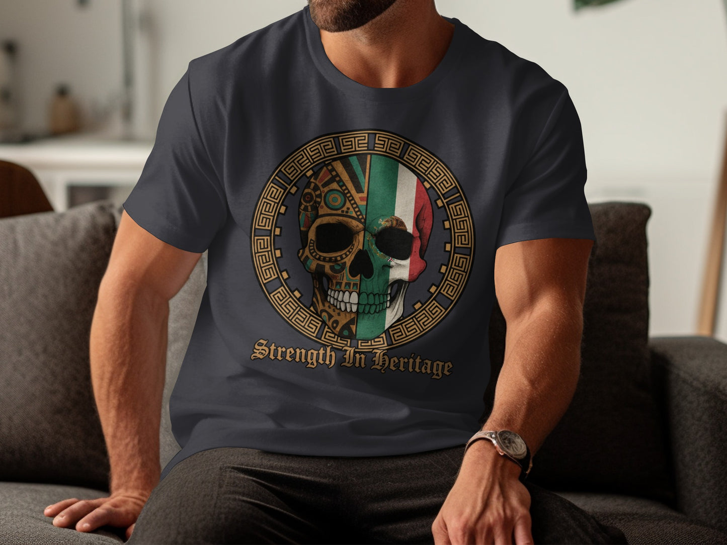Strength In Heritage Skull T-Shirt product