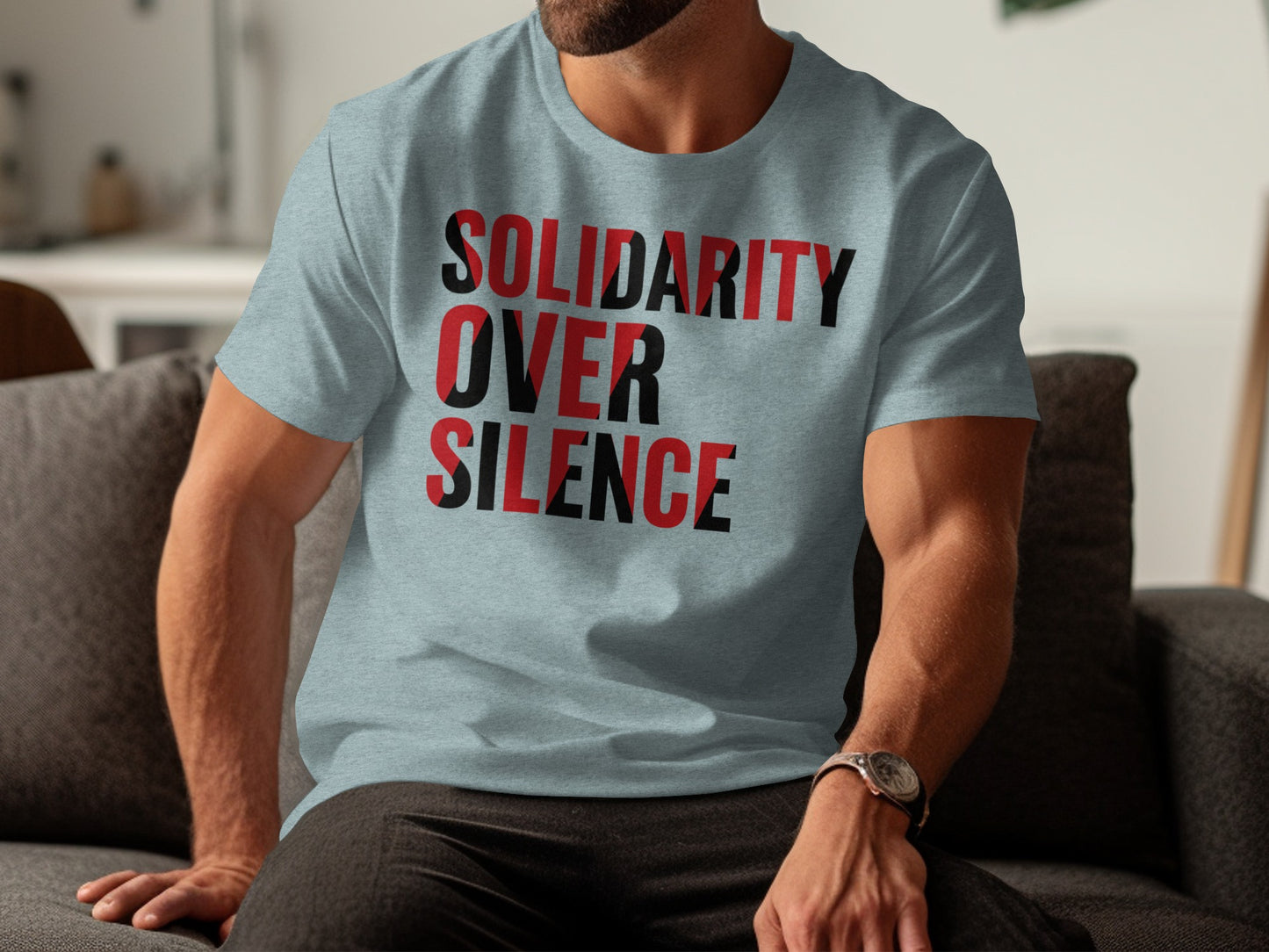Solidarity Over Silence Statement T-shirt