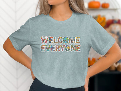 Welcome Everyone Colorful Graphic Tee product