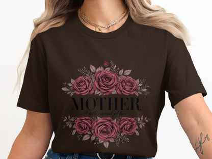 Stylish Mother Rose Floral Graphic Tee product