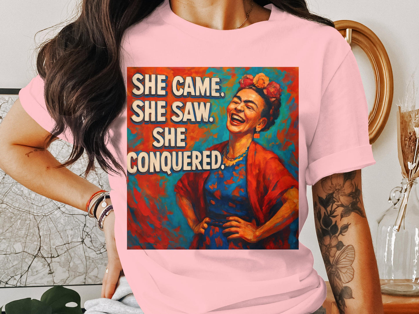 She Came She Saw She Conquered Graphic Tee product