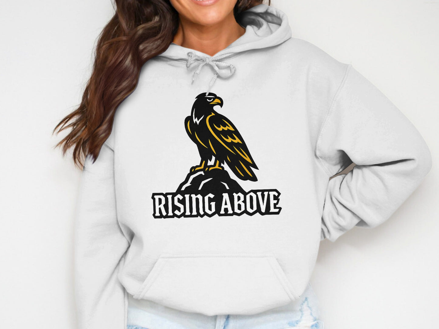 Rising Above Eagle Graphic Hoodie product type