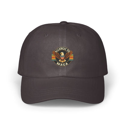 Allergic To MAGA Embroidered Black Hat product